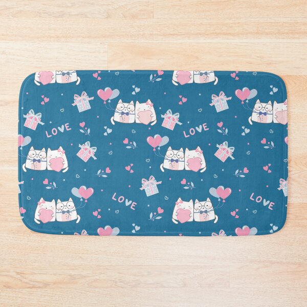 Item preview, Сute Anime cat couple Colorful  pattern design. Rabbits iPhone or Samsung Phone Case Cover designed and sold by RoManSmArt.