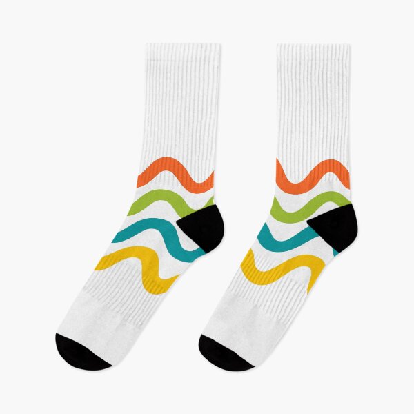 Item preview, Colorful Retro Vintage Wavy Strip Pattern designed and sold by luckymooninc.