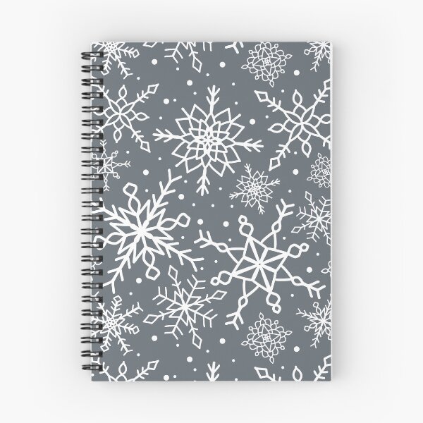 Item preview, Ice Grey Snowflake Pattern designed and sold by seasprayart.