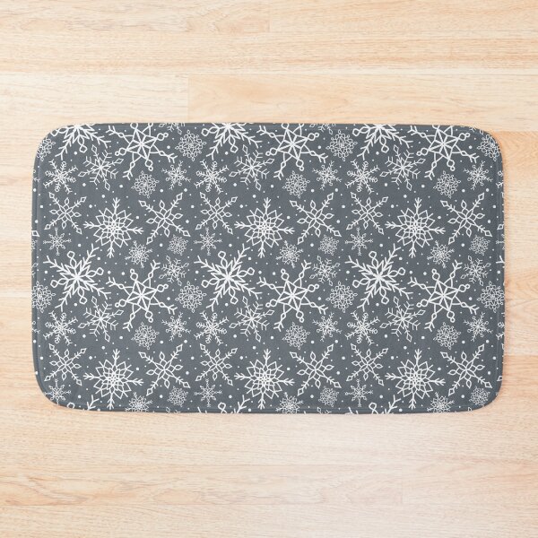 Item preview, Ice Grey Snowflake Pattern designed and sold by seasprayart.
