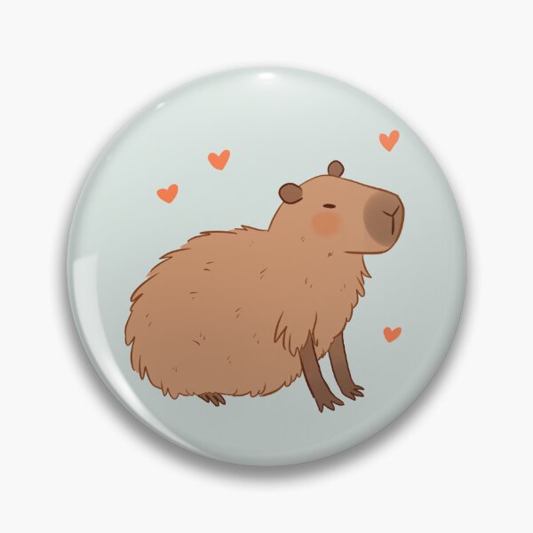 Item preview, Capybara cute illustration  - Nice Capybara baby green designed and sold by Yarafantasyart.