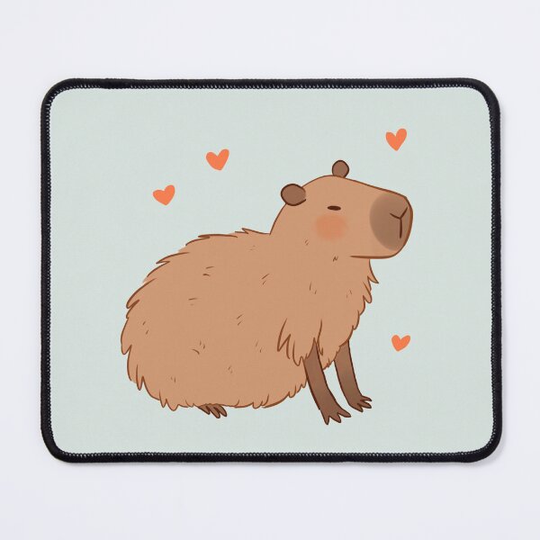 Item preview, Capybara cute illustration  - Nice Capybara baby green designed and sold by Yarafantasyart.