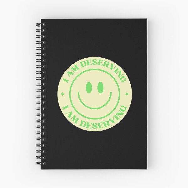Item preview, I Am Deserving Smiley Face designed and sold by NinniShop.