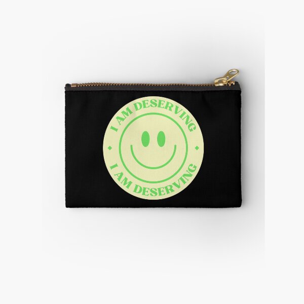 Item preview, I Am Deserving Smiley Face designed and sold by NinniShop.