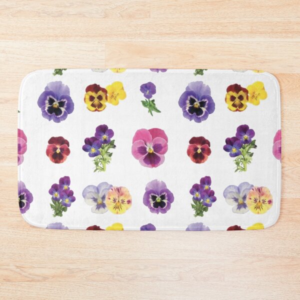 Item preview, Watercolor Violet Yellow Pink Flowers designed and sold by Pavnud.