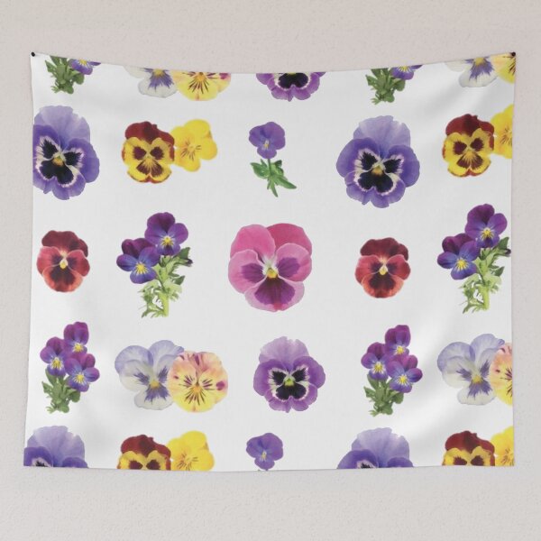 Item preview, Watercolor Violet Yellow Pink Flowers designed and sold by Pavnud.