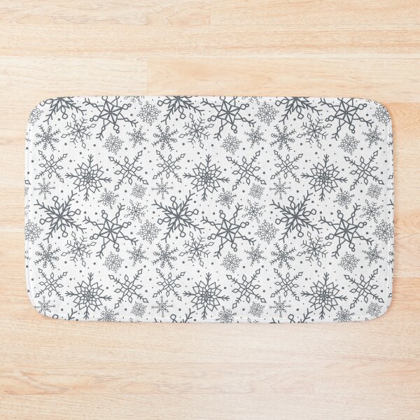 Item preview, Ice Grey Snowflake Pattern Version 2 designed and sold by seasprayart.