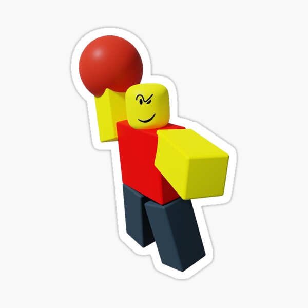 roblox man face Sticker for Sale by Zowie Elayne