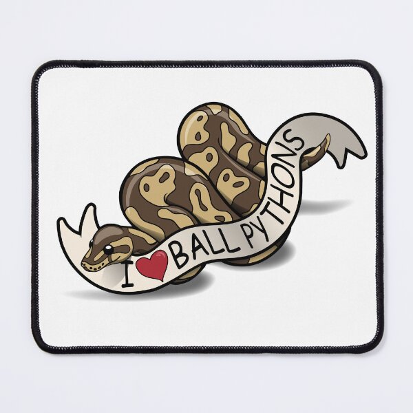 Item preview, I love ball pythons designed and sold by Nina Bolen.