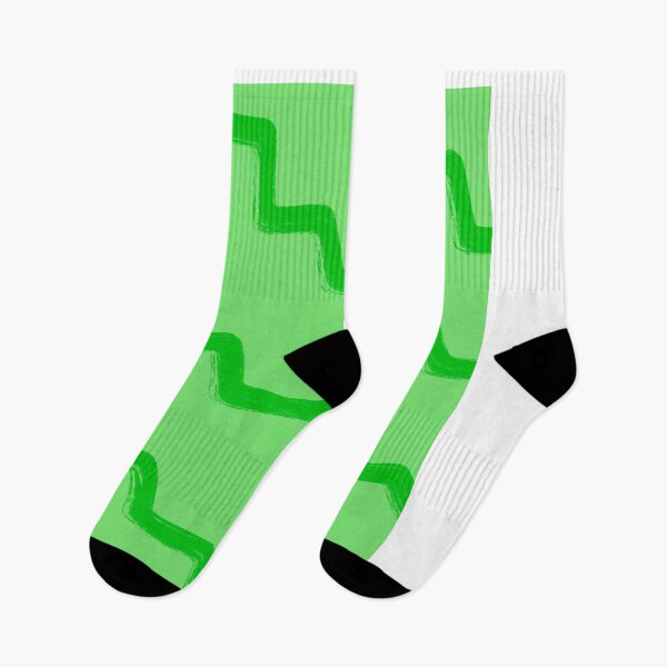 Item preview, Light Green Squiggly Line Pattern designed and sold by Usagicollection.