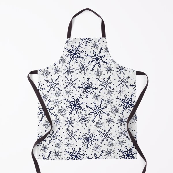 Item preview, Midnight Blue Snowflake Pattern Version 2 designed and sold by seasprayart.