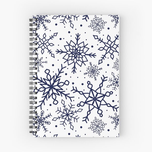 Item preview, Midnight Blue Snowflake Pattern Version 2 designed and sold by seasprayart.