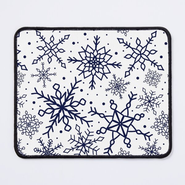 Item preview, Midnight Blue Snowflake Pattern Version 2 designed and sold by seasprayart.