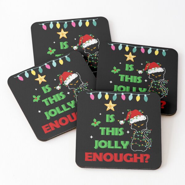 Item preview, Black santa cat tangled up in lights christmas santa | Merry Christmas funny cats sayings and quotes | gifts for Christmas designed and sold by ThanksVibe.