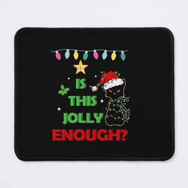 Item preview, Black santa cat tangled up in lights christmas santa | Merry Christmas funny cats sayings and quotes | gifts for Christmas designed and sold by ThanksVibe.