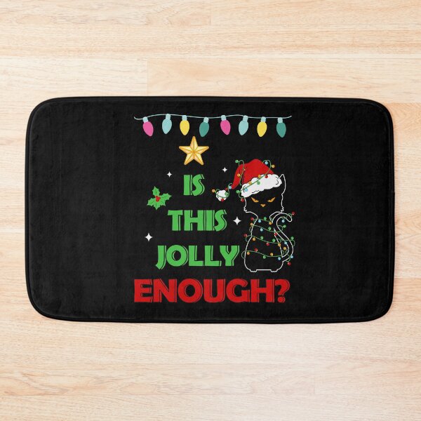 Item preview, Black santa cat tangled up in lights christmas santa | Merry Christmas funny cats sayings and quotes | gifts for Christmas designed and sold by ThanksVibe.