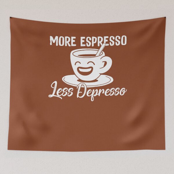 Item preview, More Expresso Less Depresso Coffee designed and sold by SusanaDesigns.