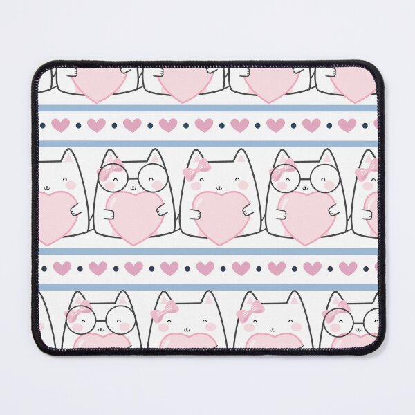 Item preview, Pink Сute Anime cat couple Colorful  pattern design. iPhone or Samsung Phone Case Cover designed and sold by RoManSmArt.