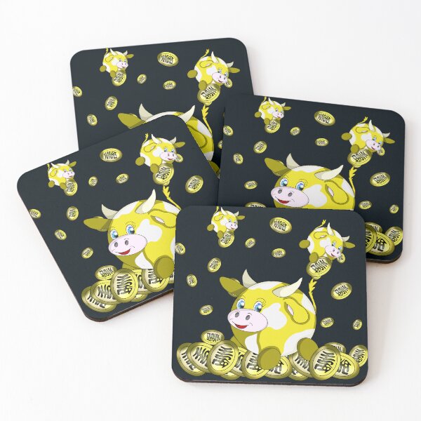 Item preview, cartoon cash cow designed and sold by BeingNow.