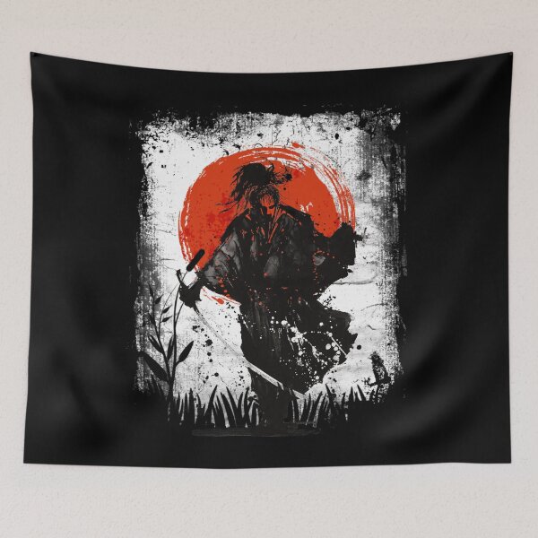 Item preview, Japanese Art Samurai Warrior Bushido Vintage Fighter Retro Aesthetic designed and sold by NeboulaHamra.