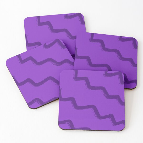 Item preview, Dark Purple Squiggly Line Pattern designed and sold by Usagicollection.