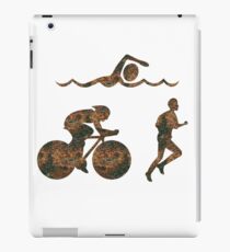 Rust Triathlon Sticker iPad Case/Skin