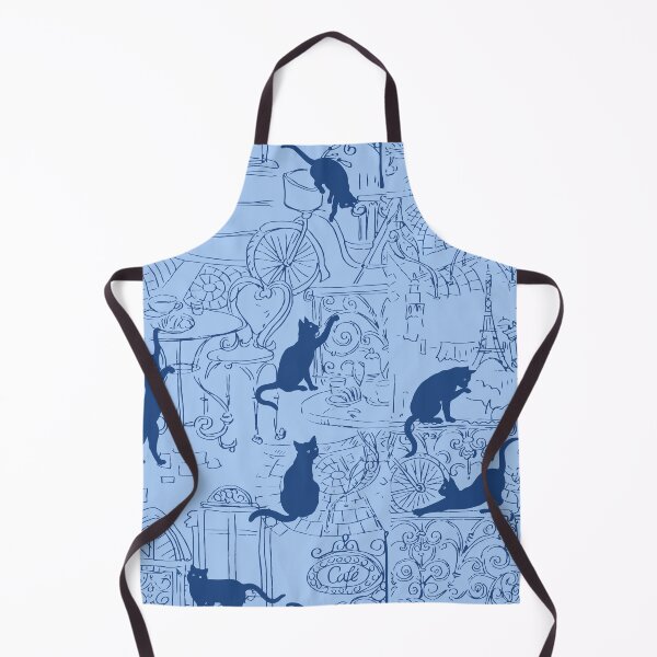 Item preview, Very funny cat pattern playing near a cafe in the city designed and sold by Prettygraphe.