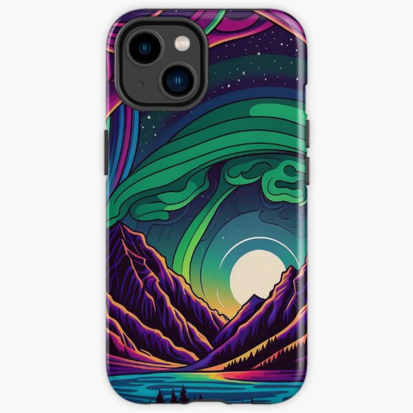 Twisting Aurora iPhone Tough Case