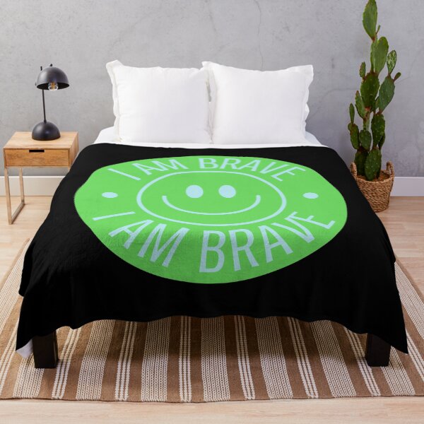 Item preview, I Am Brave Smiley Face designed and sold by NinniShop.