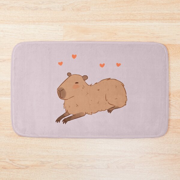 Item preview, Capybara cute illustration - Nice Capybara pink designed and sold by Yarafantasyart.