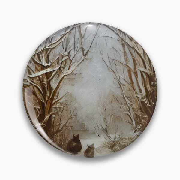 Item preview, Rustic Winter Morning Landscape Pastel Painting designed and sold by DigitalMandy.