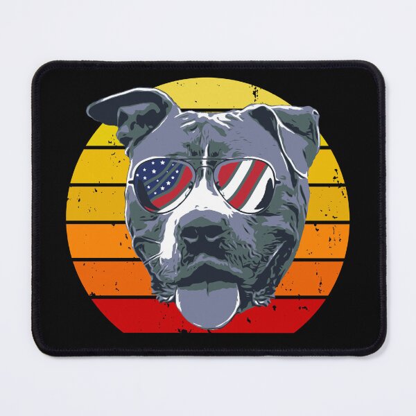 Item preview, Retro Sunset Pit Bull designed and sold by Sunset Design.