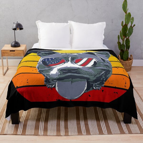 Item preview, Retro Sunset Pit Bull designed and sold by Sunset Design.