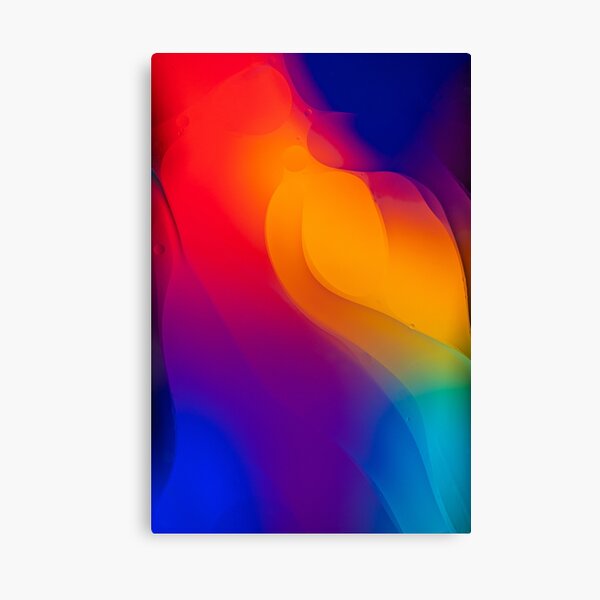 Water, Oil, Motion Canvas Print
