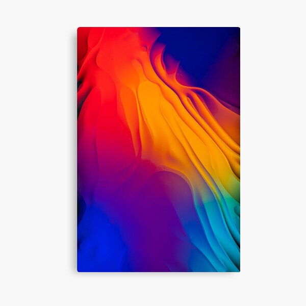 Water, Oil, Motion Canvas Print