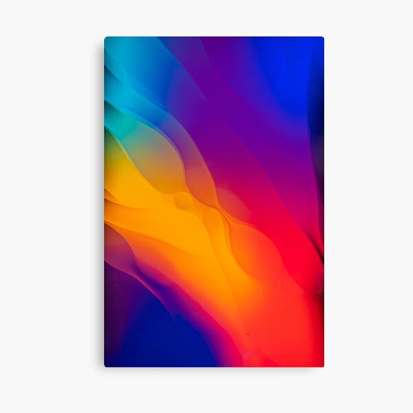 Water, Oil, Motion Canvas Print