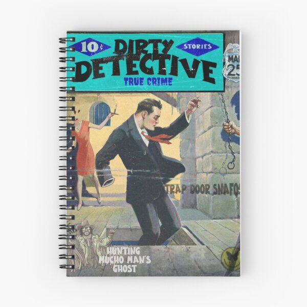 Item preview, Dirty Detective | True Crime | Vintage Crime Stories Book Cover Reimagined | Hunting Macho's Ghost designed and sold by Tyler Tilley.