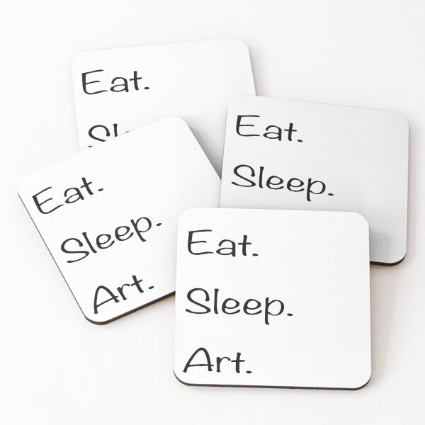 Item preview, Eat. Sleep. Art. designed and sold by Carrie Brummer.