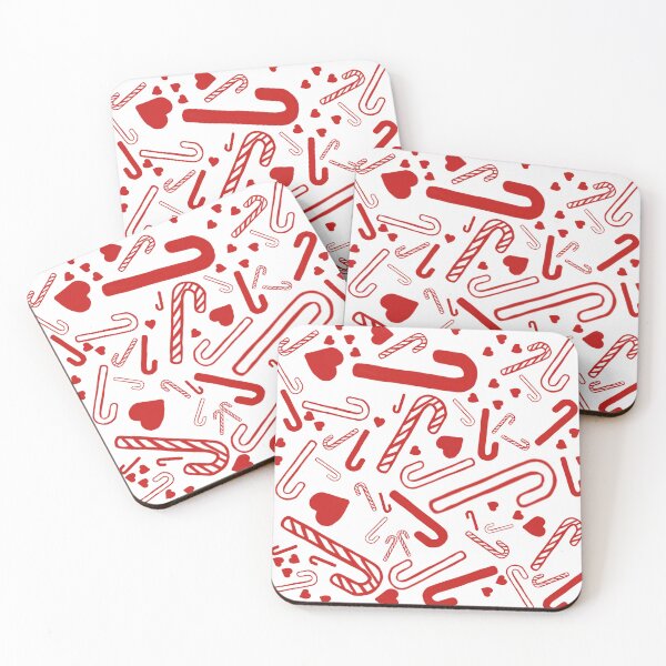 Item preview, Candy Cane & Hearts Holiday Design designed and sold by TeaLimeTwo.