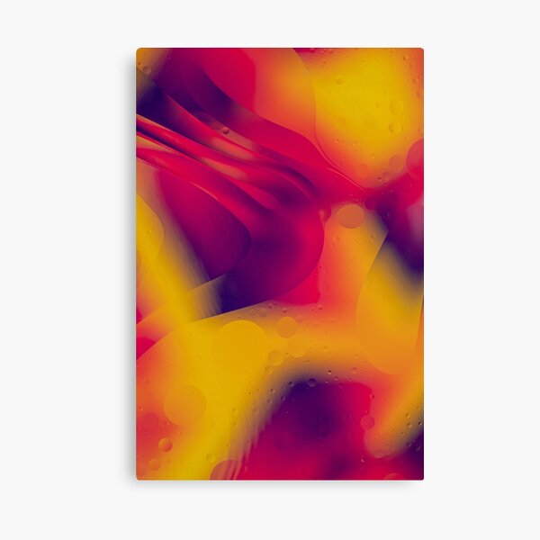 Water, Oil, Motion Canvas Print