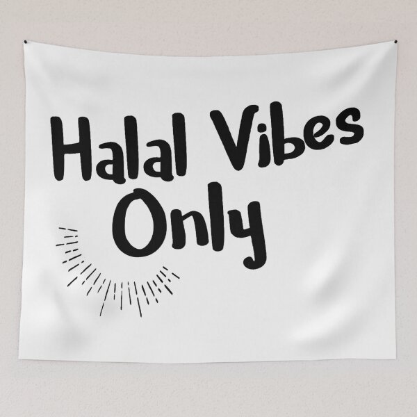 Item preview, Halal Vibes Only designed and sold by Nilima Bano ⭐⭐⭐⭐.