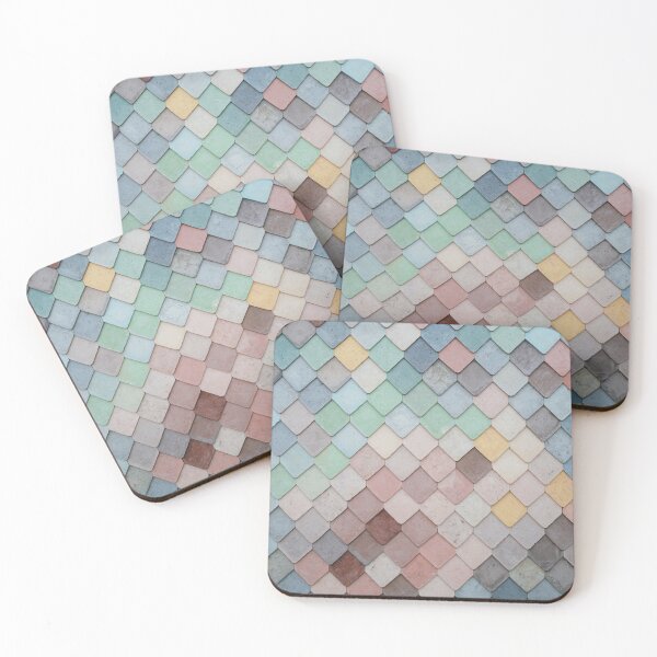 Item preview, Light Colors tiles -  Mermaid Scales  designed and sold by Pavnud.