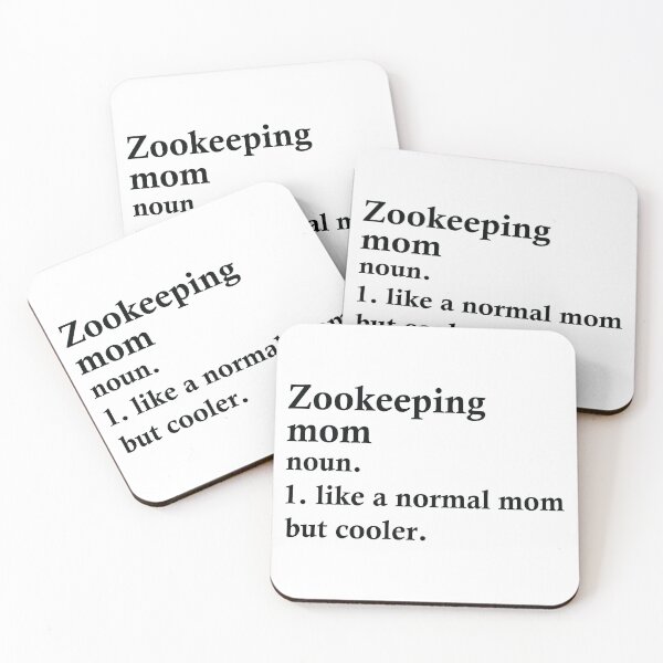 Item preview, Zookeeping Mom Zookeeper Definition designed and sold by woodesigner.