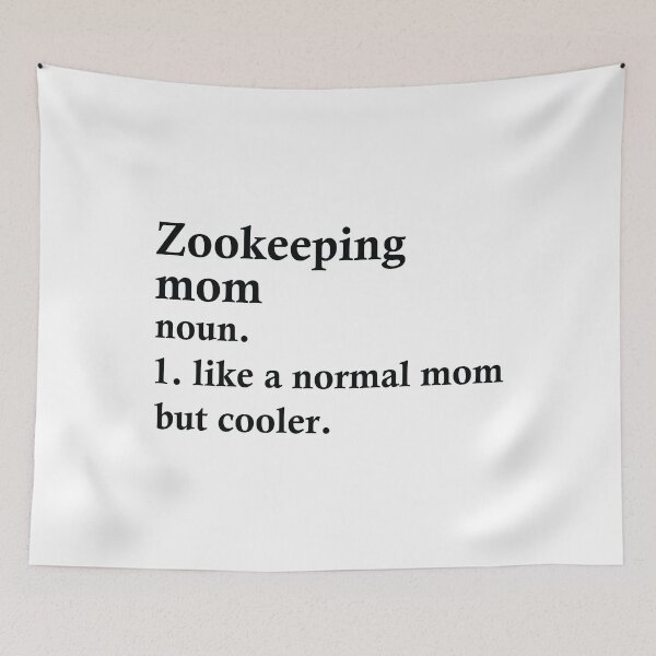 Item preview, Zookeeping Mom Zookeeper Definition designed and sold by woodesigner.