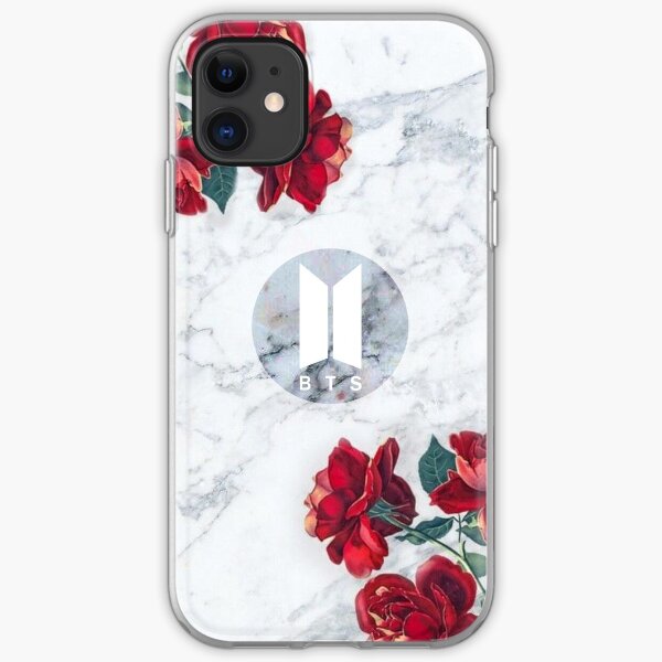 BTS Army Logo Marble v4 iPhone Soft Case
