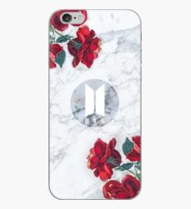Vinilo o funda para iPhone BTS Army Logo Marble v4