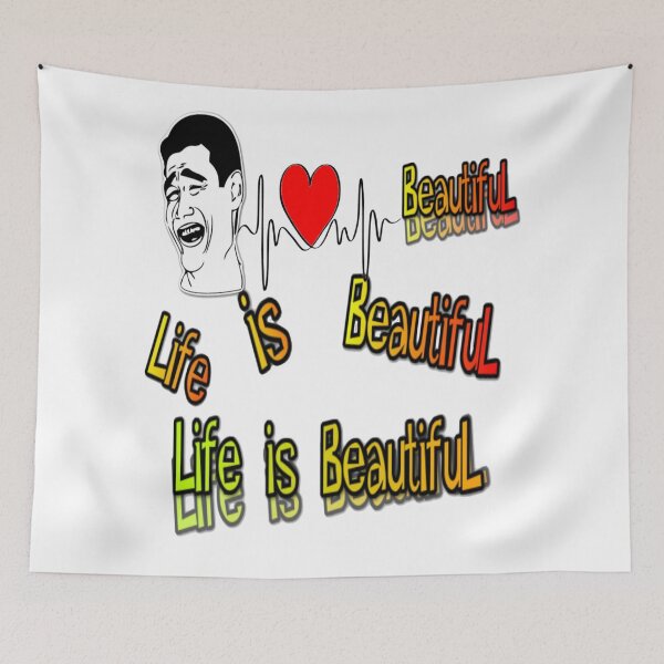 Item preview, life is beautiful designed and sold by atomsama.