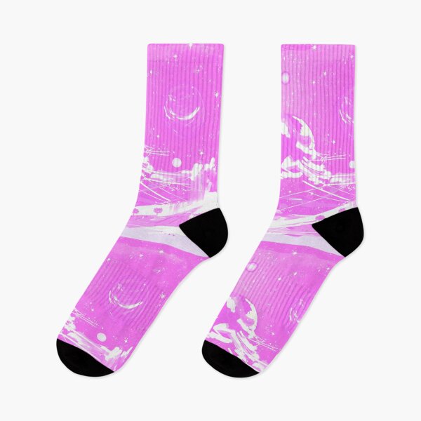Item preview, PINK FLYING, Planets,Stars,Night designed and sold by Tanya Zevallos.