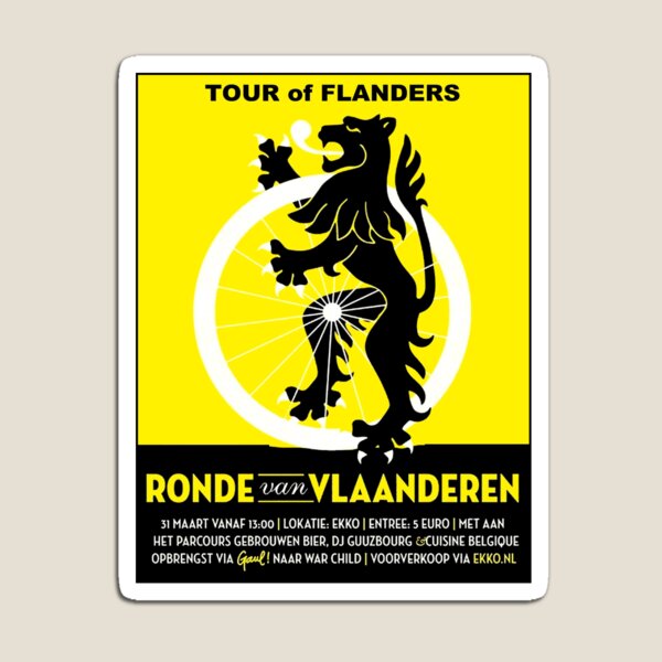 Item preview, TOUR of FLANDERS : Vintage Bicycle Racing Advertising Print designed and sold by posterbobs.