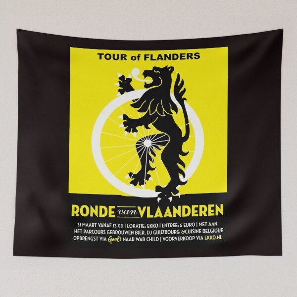 Item preview, TOUR of FLANDERS : Vintage Bicycle Racing Advertising Print designed and sold by posterbobs.